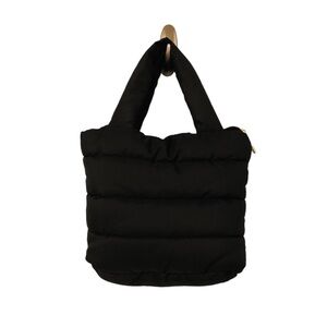 Adorable ASOS Mini Puffer Tote Bag in black
